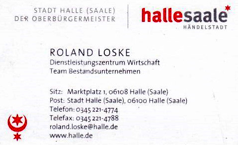 R. Loske, Dienstleistungszentrum Wirtschaft, Stadt Halle